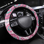 Hereditary Breast Cancer Awareness Australia Indigenous Steering Wheel Cover Previvor - Aussie Hoodie
