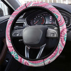 Hereditary Breast Cancer Awareness Australia Indigenous Steering Wheel Cover Previvor - Aussie Hoodie