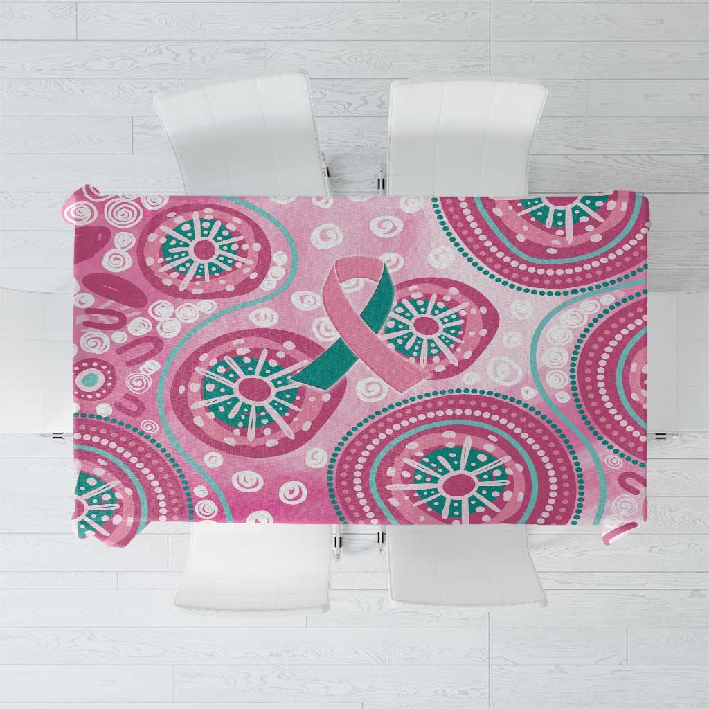 Hereditary Breast Cancer Awareness Australia Indigenous Tablecloth Previvor - Aussie Hoodie