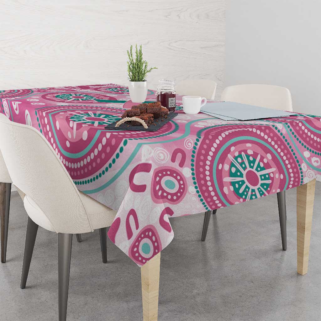 Hereditary Breast Cancer Awareness Australia Indigenous Tablecloth Previvor - Aussie Hoodie