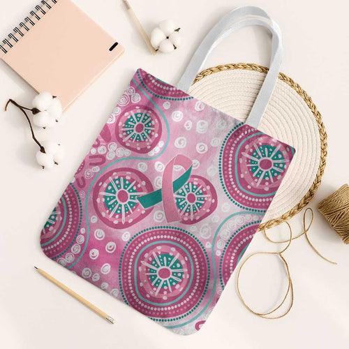 Hereditary Breast Cancer Awareness Australia Indigenous Tote Bag Previvor - Aussie Hoodie