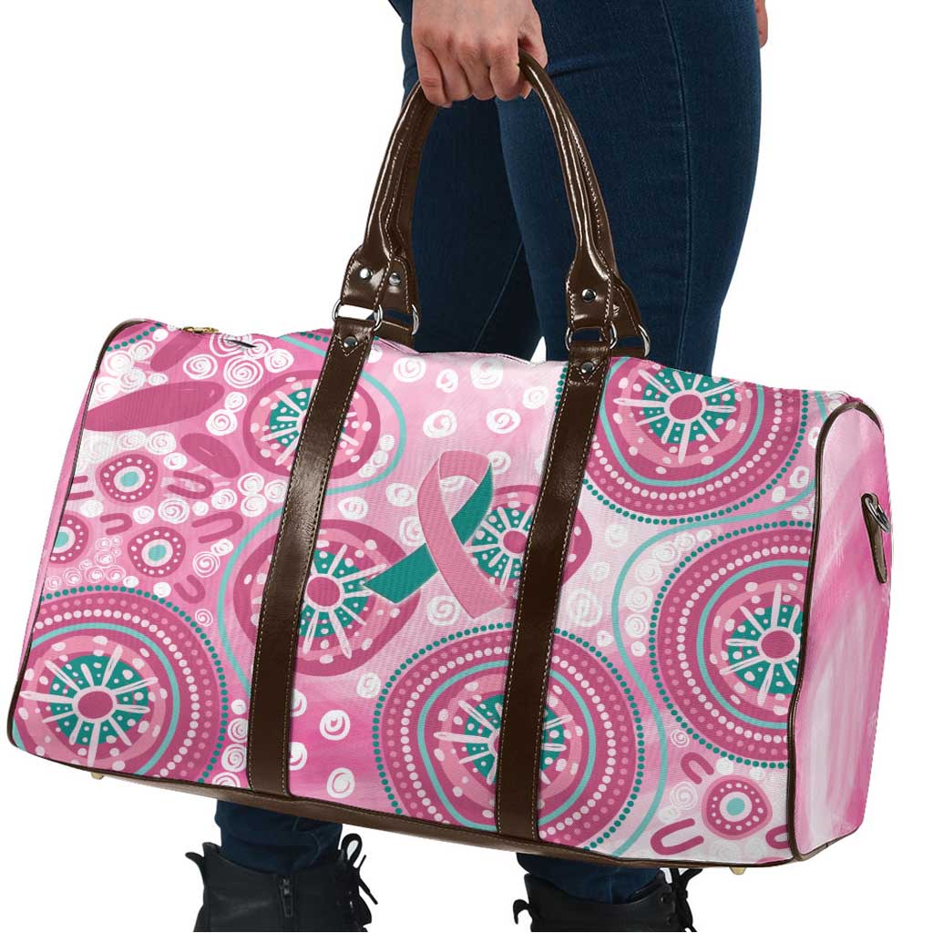 Hereditary Breast Cancer Awareness Australia Indigenous Travel Bag Previvor - Aussie Hoodie