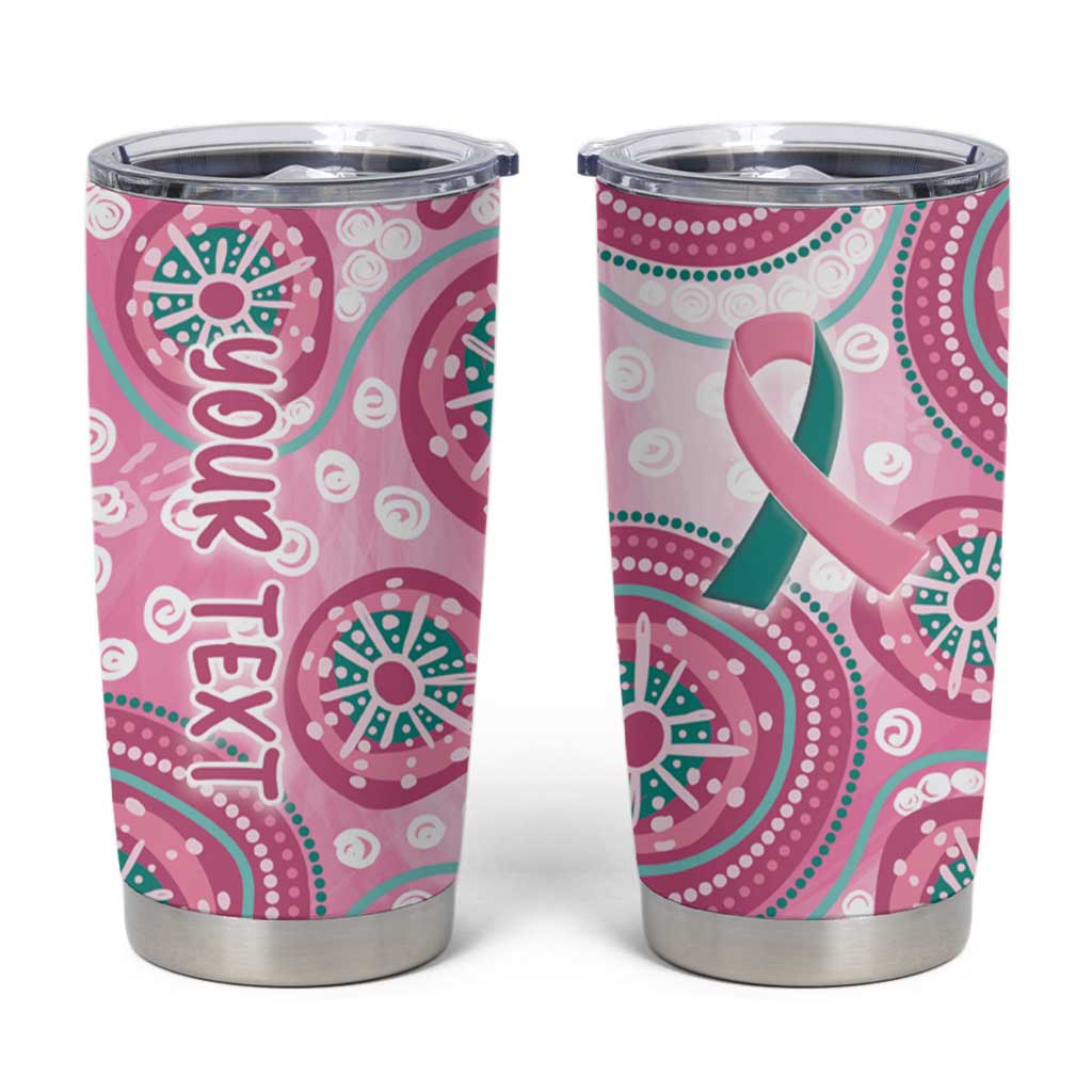 Personalized Hereditary Breast Cancer Awareness Australia Indigenous Tumbler Cup Previvor - Aussie Hoodie