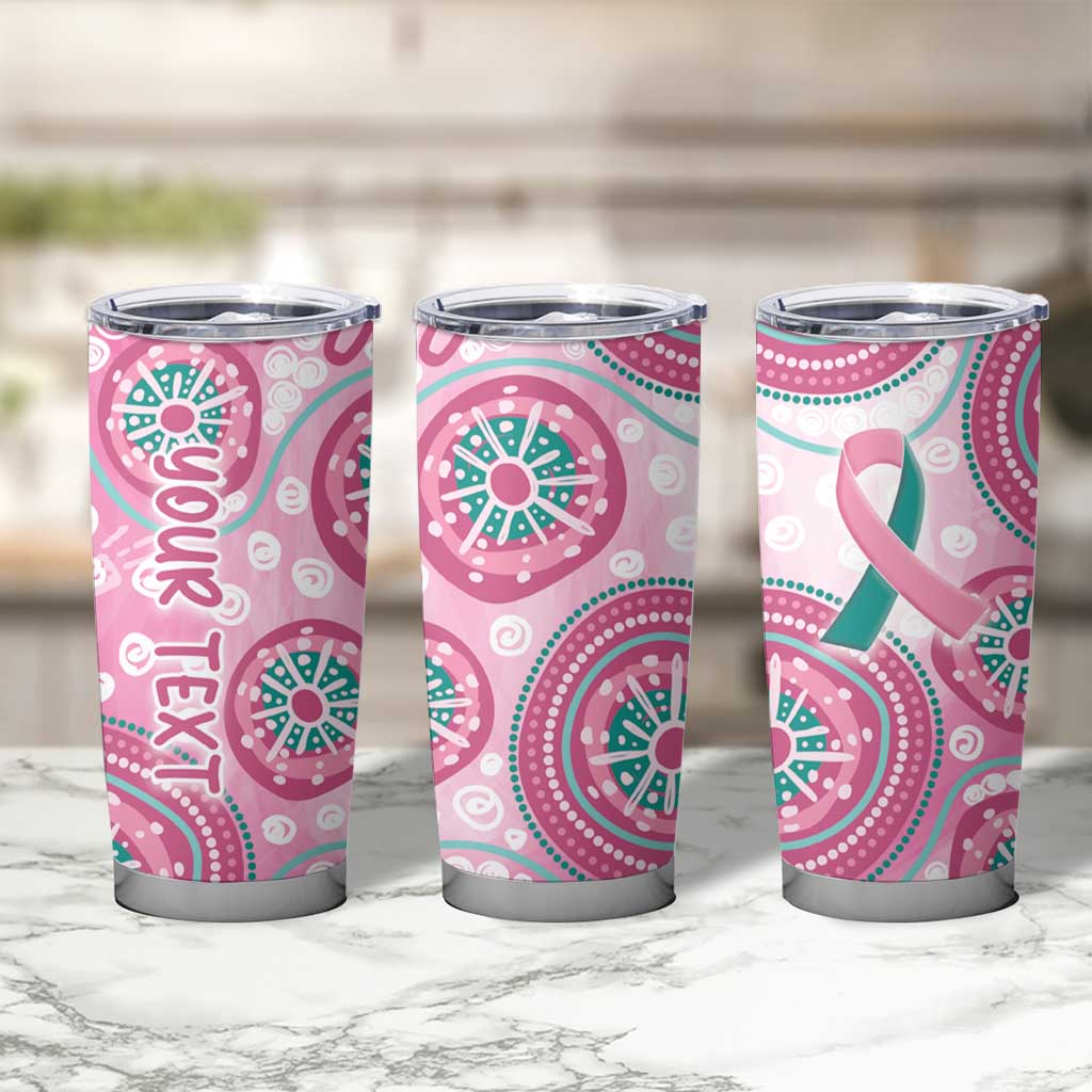 Personalized Hereditary Breast Cancer Awareness Australia Indigenous Tumbler Cup Previvor - Aussie Hoodie
