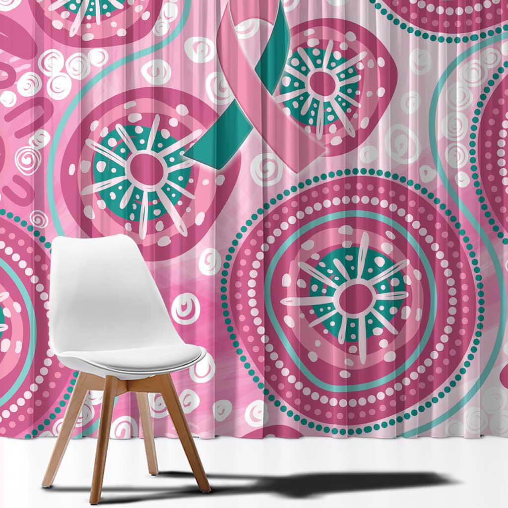 Hereditary Breast Cancer Awareness Australia Indigenous Window Curtain Previvor - Aussie Hoodie