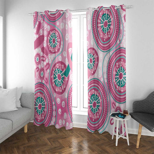 Hereditary Breast Cancer Awareness Australia Indigenous Window Curtain Previvor - Aussie Hoodie