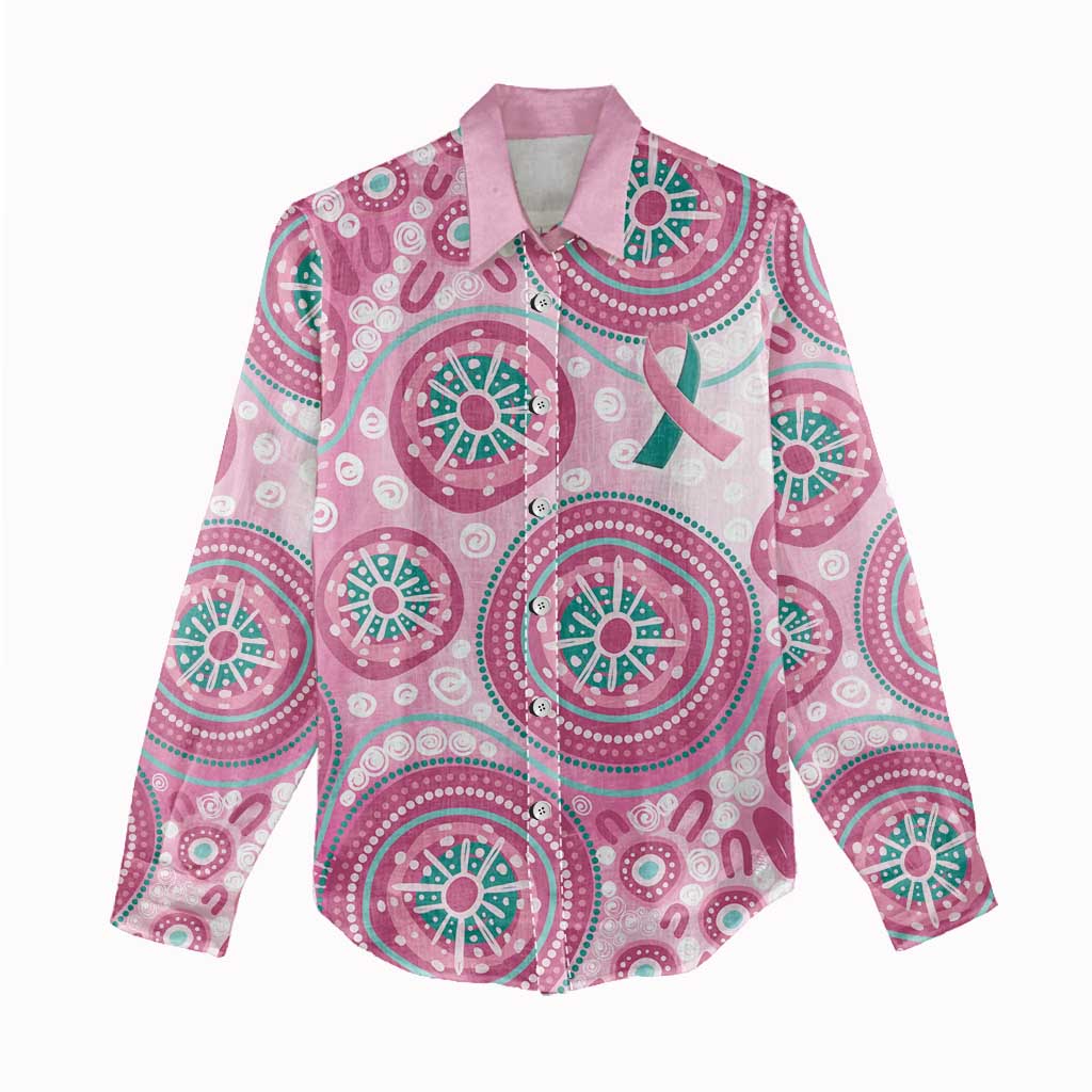 Hereditary Breast Cancer Awareness Australia Indigenous Women Casual Shirt Previvor - Aussie Hoodie
