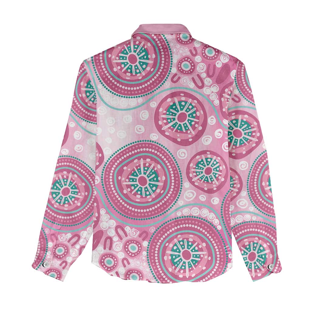 Hereditary Breast Cancer Awareness Australia Indigenous Women Casual Shirt Previvor - Aussie Hoodie