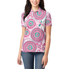 Hereditary Breast Cancer Awareness Australia Indigenous Women Polo Shirt Previvor - Aussie Hoodie