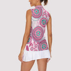 Hereditary Breast Cancer Awareness Australia Indigenous Women Sleeveless Polo Shirt Previvor - Aussie Hoodie
