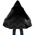 New Zealand Ta Moko Silver Fern Cloak Taniko Taniwha Motifs