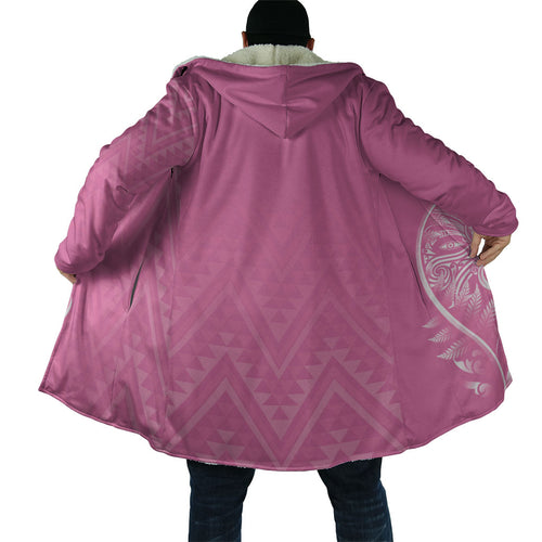 New Zealand Ta Moko Silver Fern Pink Cloak Taniko Taniwha Motifs