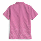 New Zealand Ta Moko Silver Fern Pink Hawaiian Shirt Taniko Taniwha Motifs