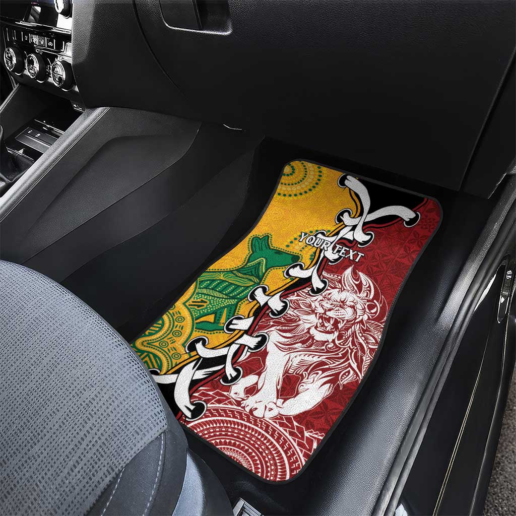 Mate Ma'a Tonga Vs Australia Rugby Personalized Car Mats Special Mascots