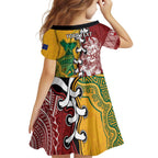 Mate Ma'a Tonga Vs Australia Rugby Personalized Family Matching Mermaid Dress and Hawaiian Shirt Special Mascots