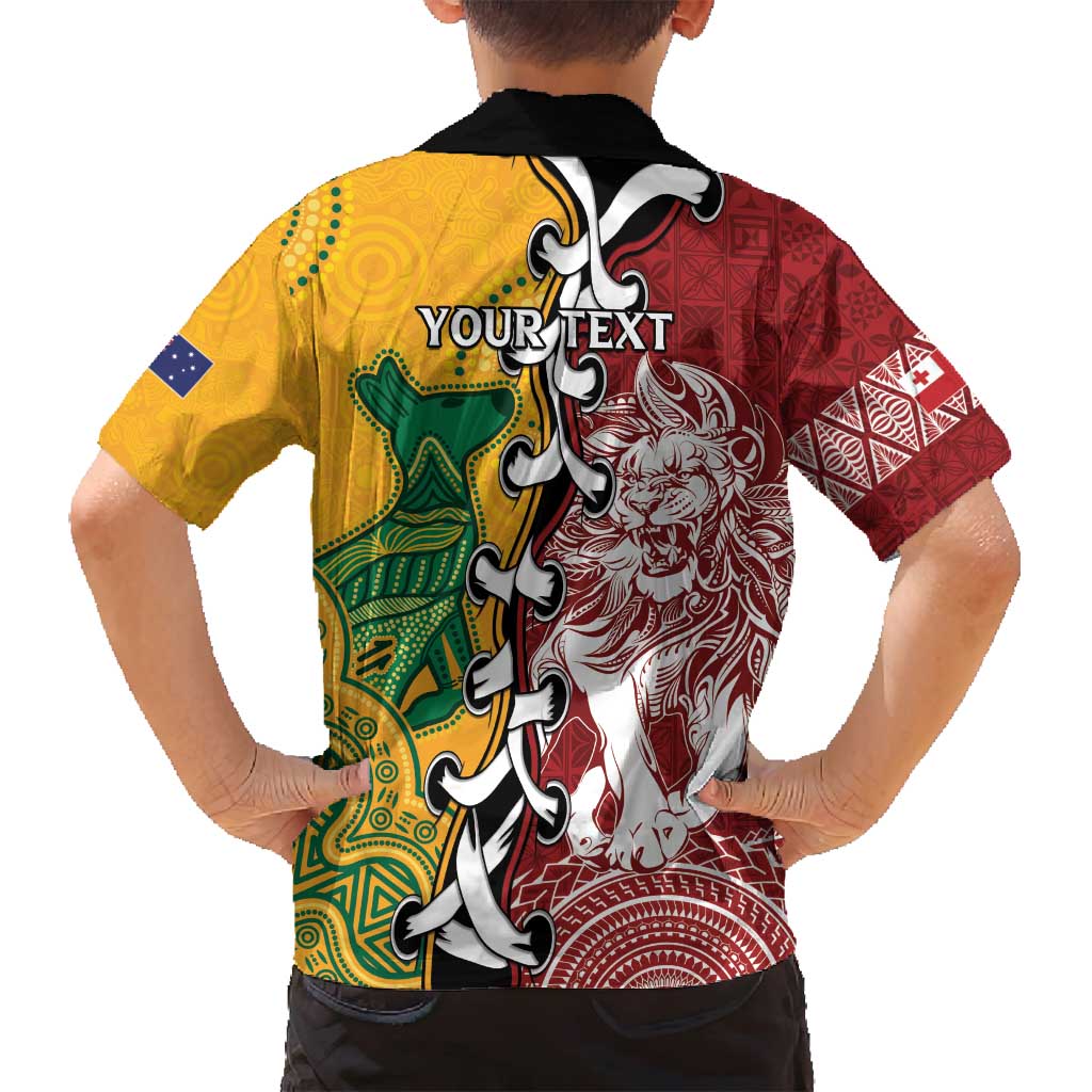 Mate Ma'a Tonga Vs Australia Rugby Personalized Family Matching Puletasi and Hawaiian Shirt Special Mascots