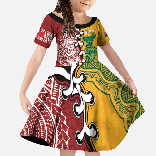 Mate Ma'a Tonga Vs Australia Rugby Personalized Family Matching Puletasi and Hawaiian Shirt Special Mascots