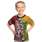 Mate Ma'a Tonga Vs Australia Rugby Personalized Kid T Shirt Special Mascots