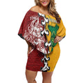 Mate Ma'a Tonga Vs Australia Rugby Personalized Off Shoulder Short Dress Special Mascots