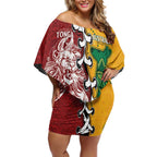 Mate Ma'a Tonga Vs Australia Rugby Personalized Off Shoulder Short Dress Special Mascots