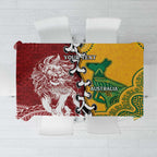 Mate Ma'a Tonga Vs Australia Rugby Personalized Tablecloth Special Mascots