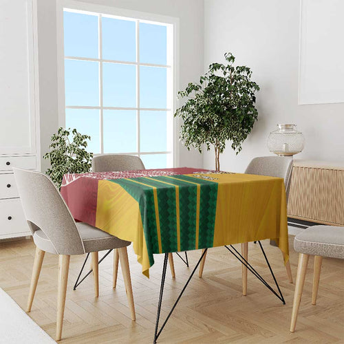 Australia - Tonga Rugby Custom Tablecloth Minimalist Dynamic