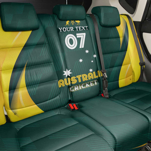 Australia Cricket Custom Back Car Seat Cover GO Aussie - Modern Motif