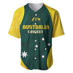 Australia Cricket Custom Baseball Jersey GO Aussie - Modern Motif