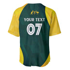 Australia Cricket Custom Baseball Jersey GO Aussie - Modern Motif