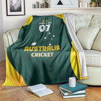 Australia Cricket Custom Blanket GO Aussie - Modern Motif