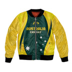Australia Cricket Custom Bomber Jacket GO Aussie - Modern Motif