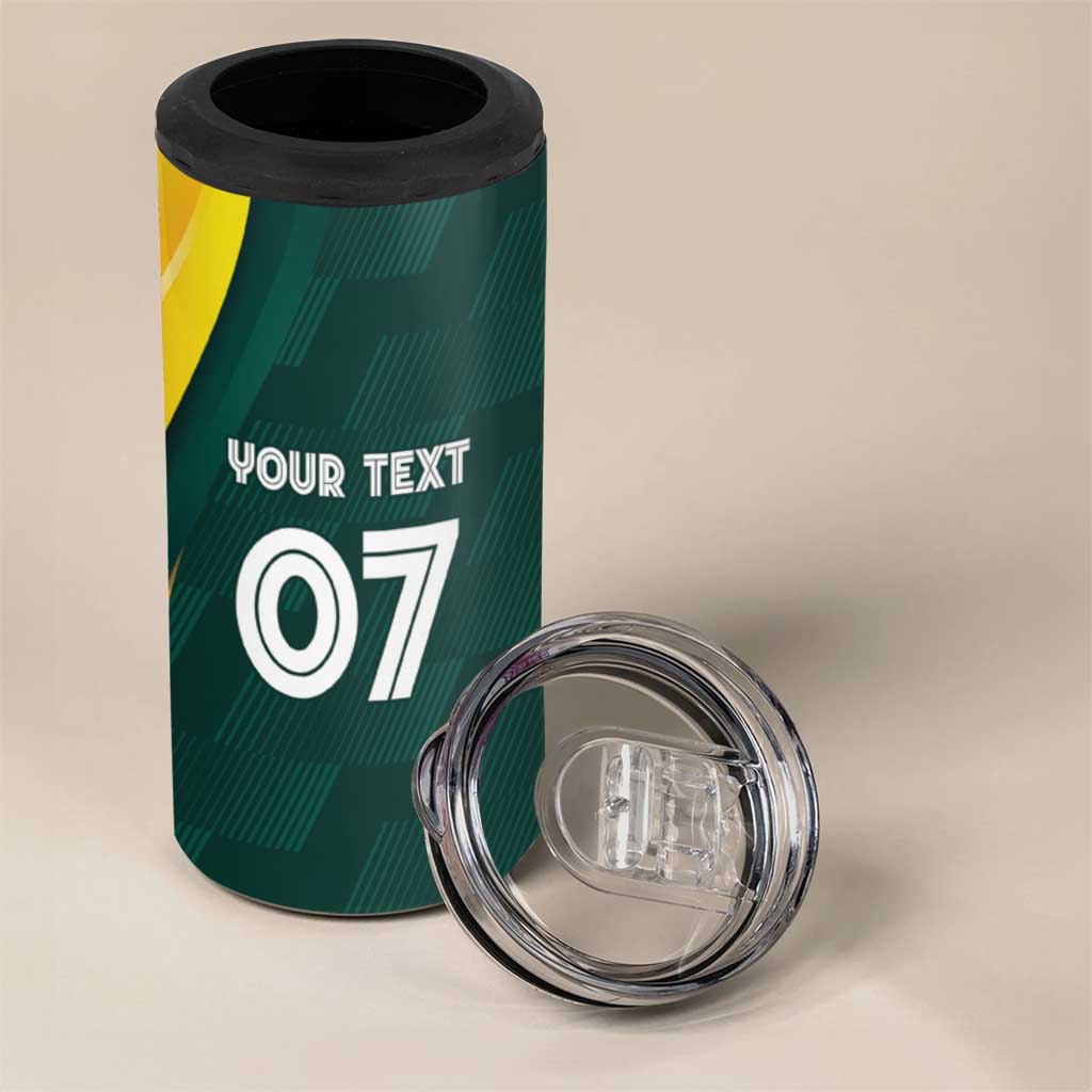 Australia Cricket Custom 4 in 1 Can Cooler Tumbler GO Aussie - Modern Motif