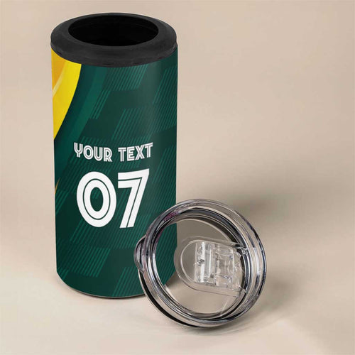 Australia Cricket Custom 4 in 1 Can Cooler Tumbler GO Aussie - Modern Motif