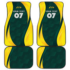 Australia Cricket Custom Car Mats GO Aussie - Modern Motif