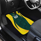 Australia Cricket Custom Car Mats GO Aussie - Modern Motif