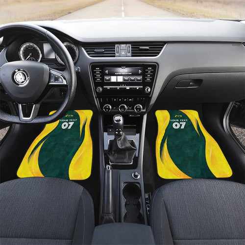 Australia Cricket Custom Car Mats GO Aussie - Modern Motif