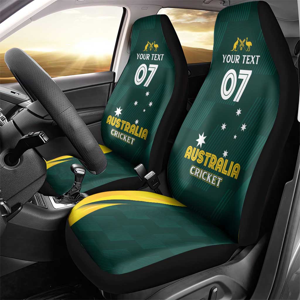Australia Cricket Custom Car Seat Cover GO Aussie - Modern Motif