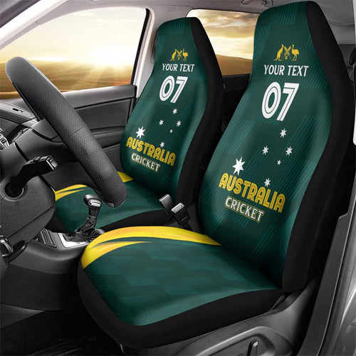 Australia Cricket Custom Car Seat Cover GO Aussie - Modern Motif