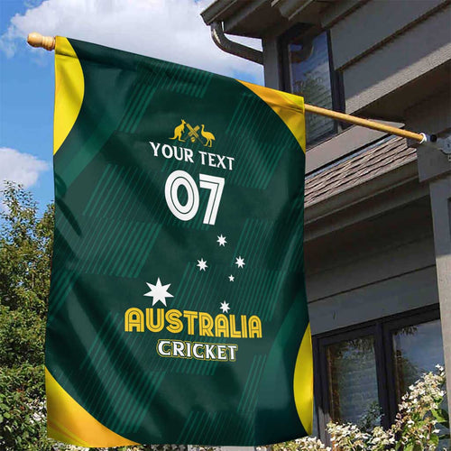 Australia Cricket Custom Garden Flag GO Aussie - Modern Motif