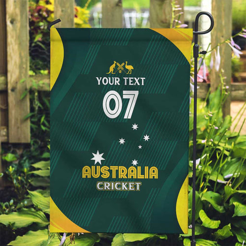 Australia Cricket Custom Garden Flag GO Aussie - Modern Motif