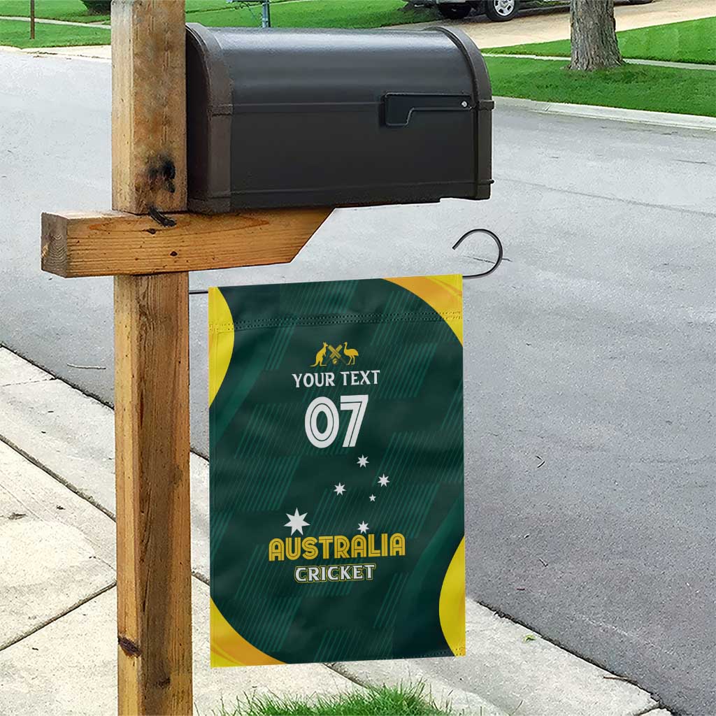 Australia Cricket Custom Garden Flag GO Aussie - Modern Motif