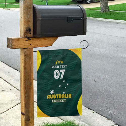 Australia Cricket Custom Garden Flag GO Aussie - Modern Motif
