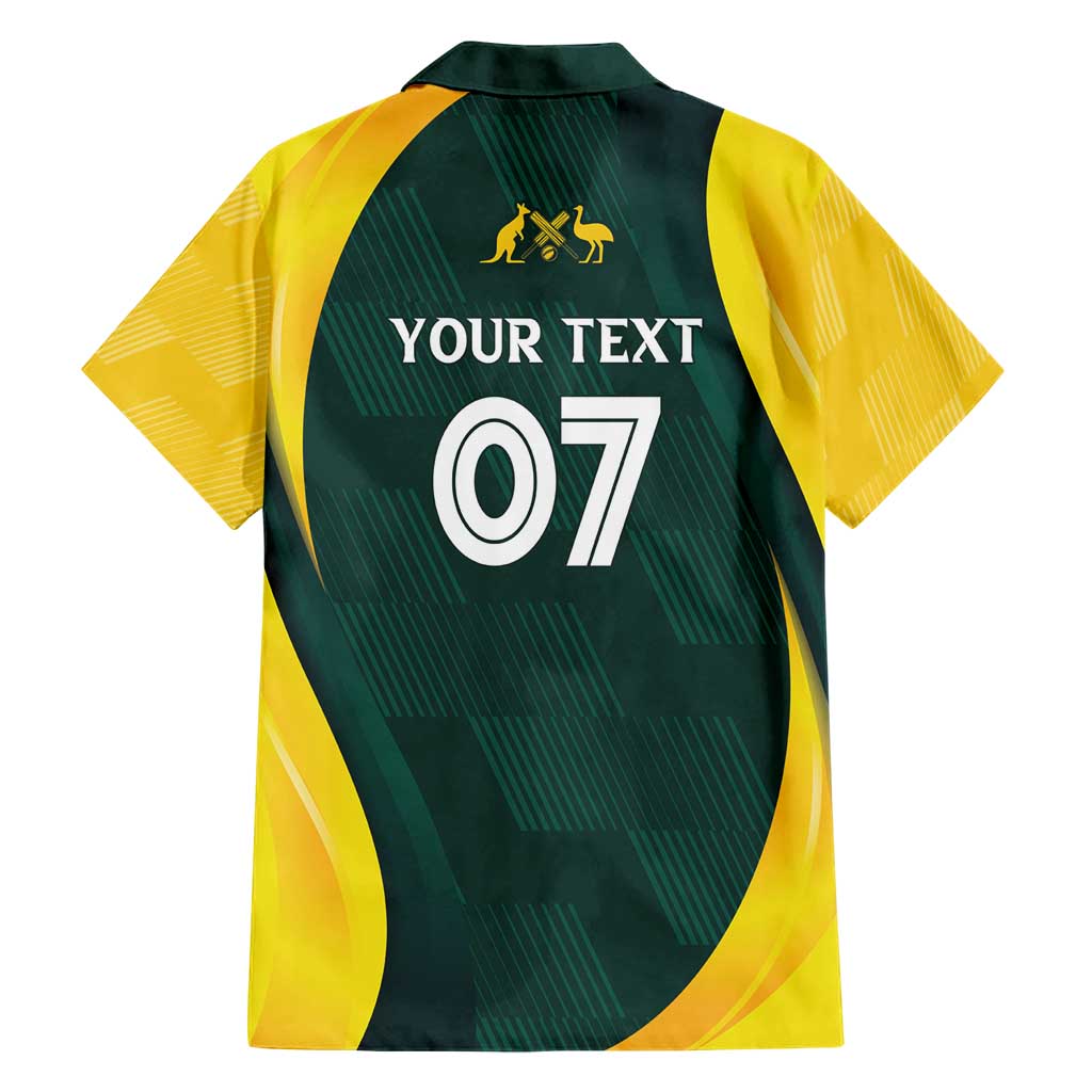 Australia Cricket Custom Hawaiian Shirt GO Aussie - Modern Motif