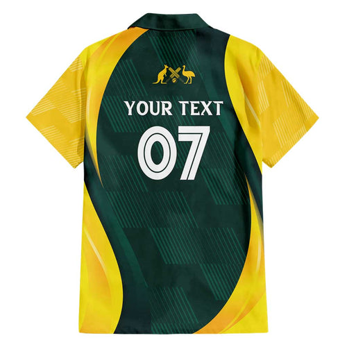Australia Cricket Custom Hawaiian Shirt GO Aussie - Modern Motif