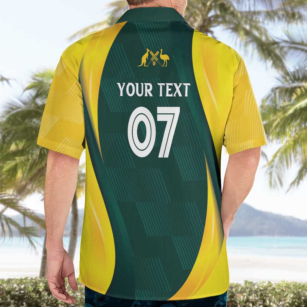 Australia Cricket Custom Hawaiian Shirt GO Aussie - Modern Motif