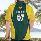 Australia Cricket Custom Hawaiian Shirt GO Aussie - Modern Motif