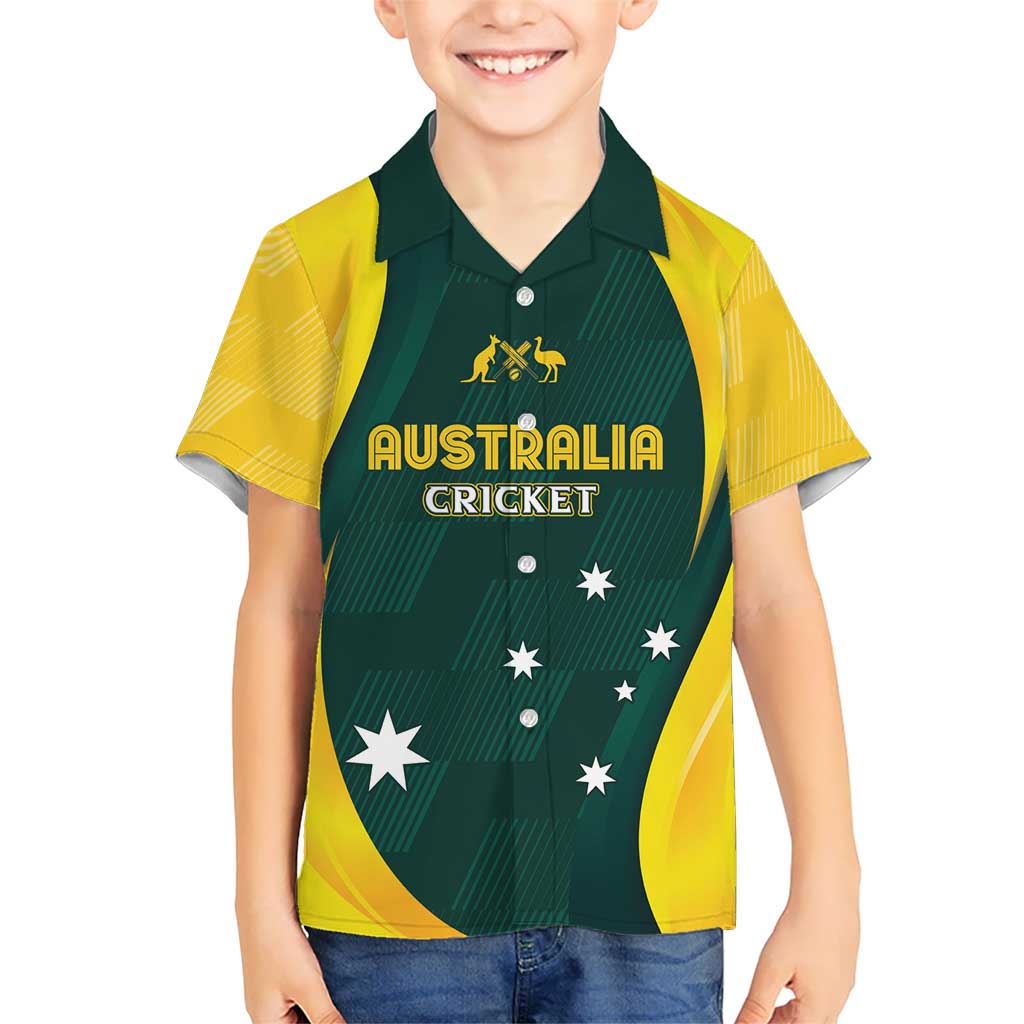 Australia Cricket Custom Hawaiian Shirt GO Aussie - Modern Motif