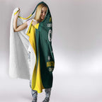Australia Cricket Custom Hooded Blanket GO Aussie - Modern Motif
