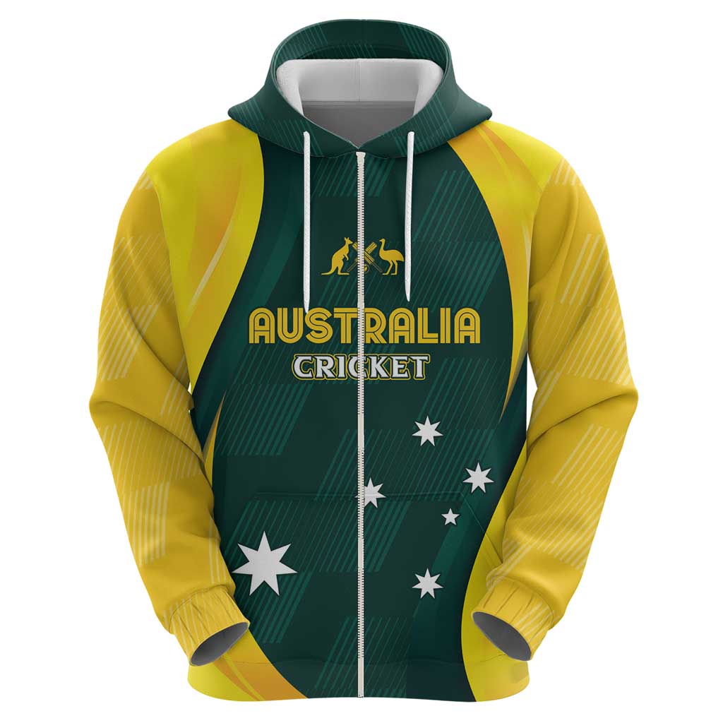 Australia Cricket Custom Hoodie GO Aussie - Modern Motif