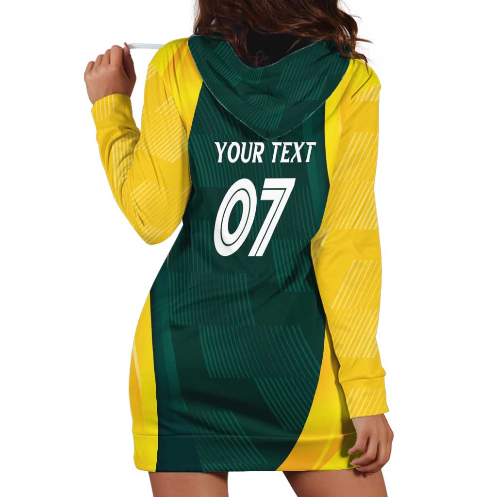 Australia Cricket Custom Hoodie Dress GO Aussie - Modern Motif